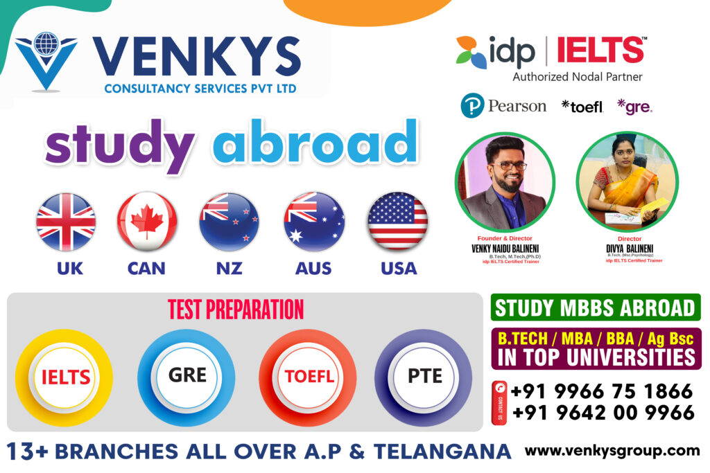 Study Abroad Education Consultancy in Tirupati